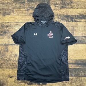 Jackson College Jets Under Armour Short Sleeve Warmup‎ Hoodie Black Men's XXL